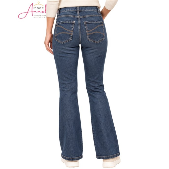 Leona Lucia Jeans Flair 1621 Midden jeans Leona Lucia Jeans Flair 1621 Midden jeans